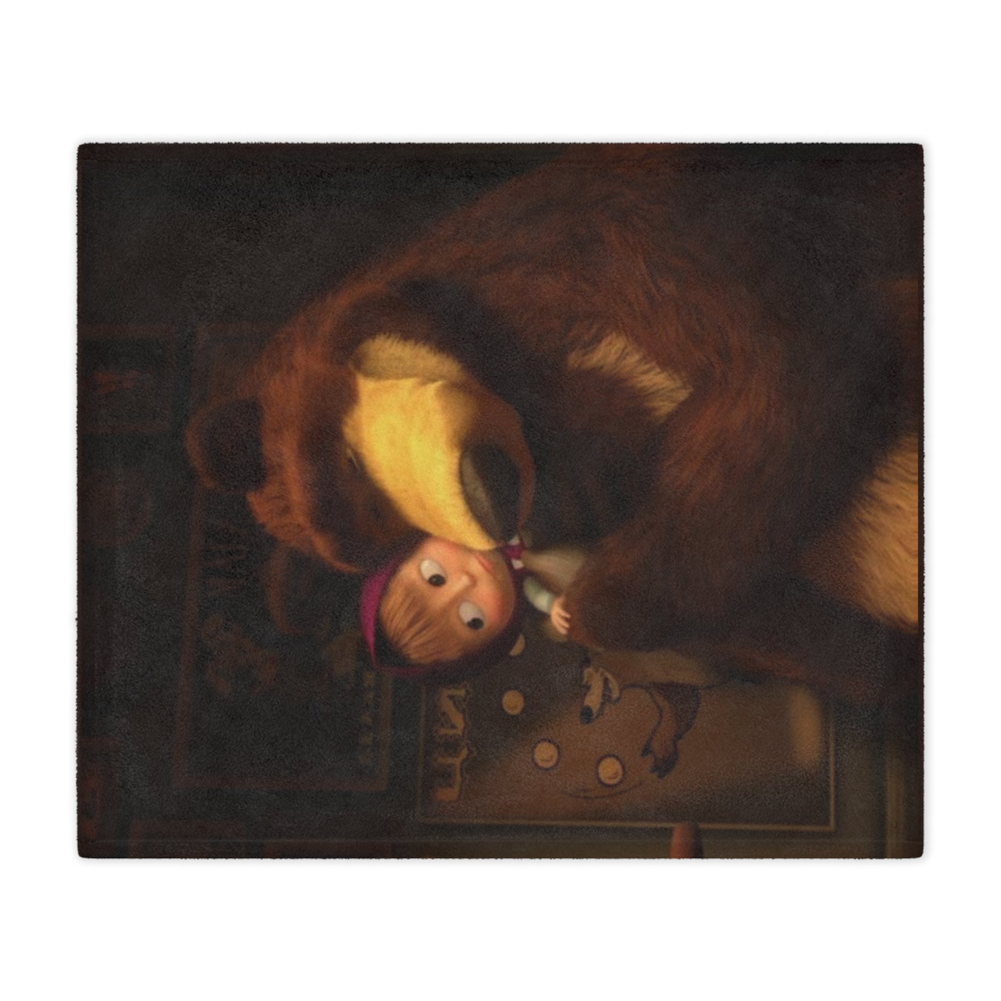 Masha & Bear Minky Blanket