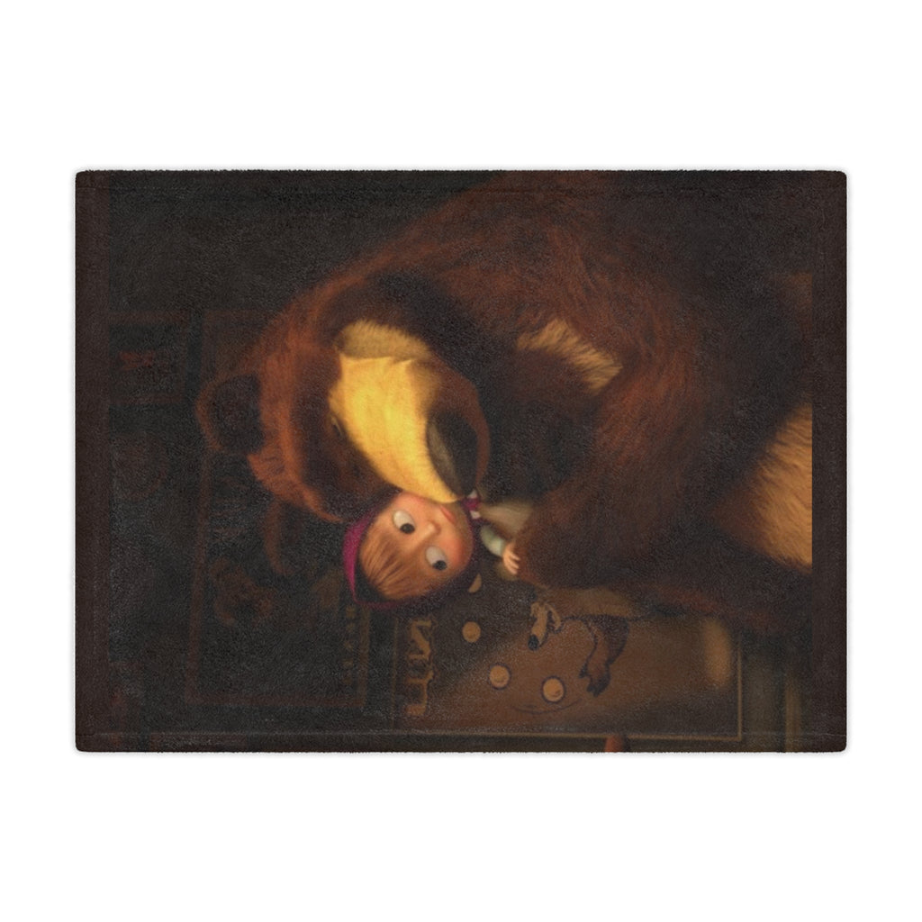 Masha & Bear Minky Blanket