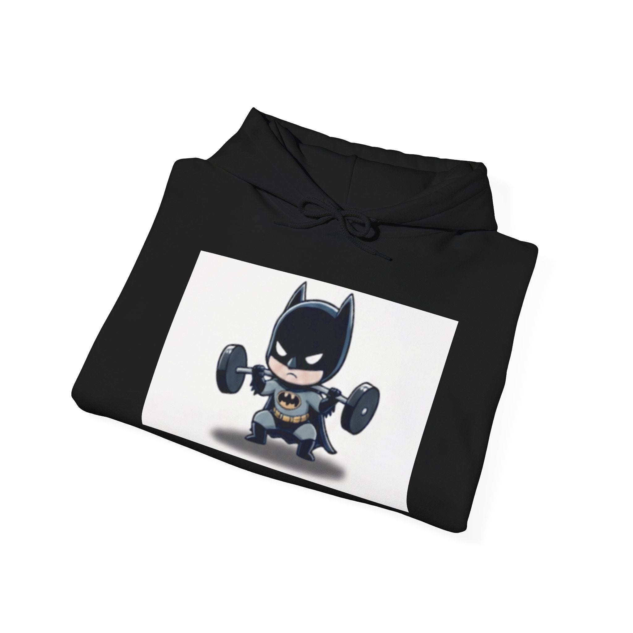 Batman & Hello Kitty Weightlifting Hoodie — Cute Gym Pullover