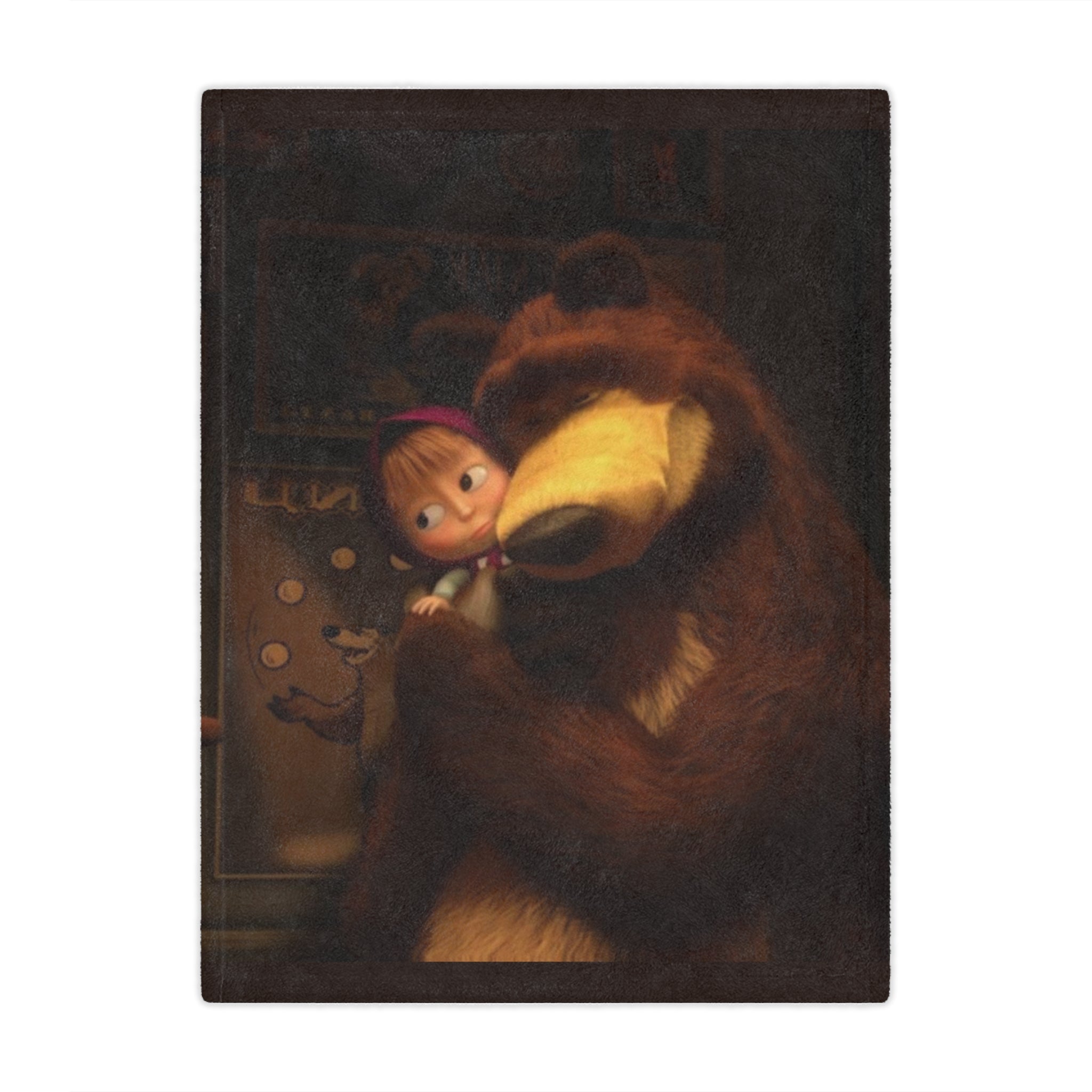 Masha & Bear Minky Blanket